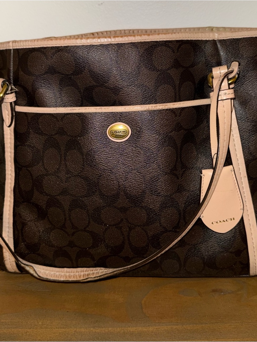 Coach Signature Brown Tote Bag